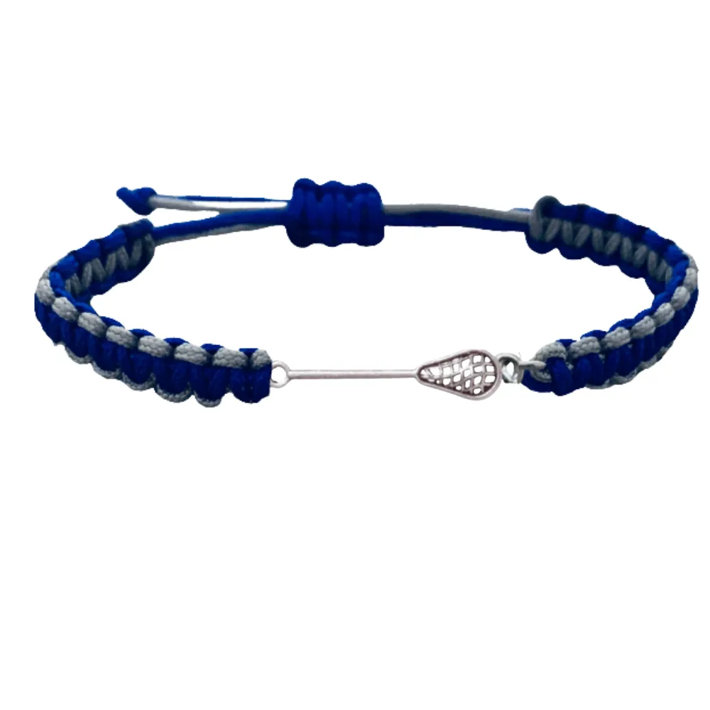 Lacrosse Multi Color Adjustable Rope Bracelet