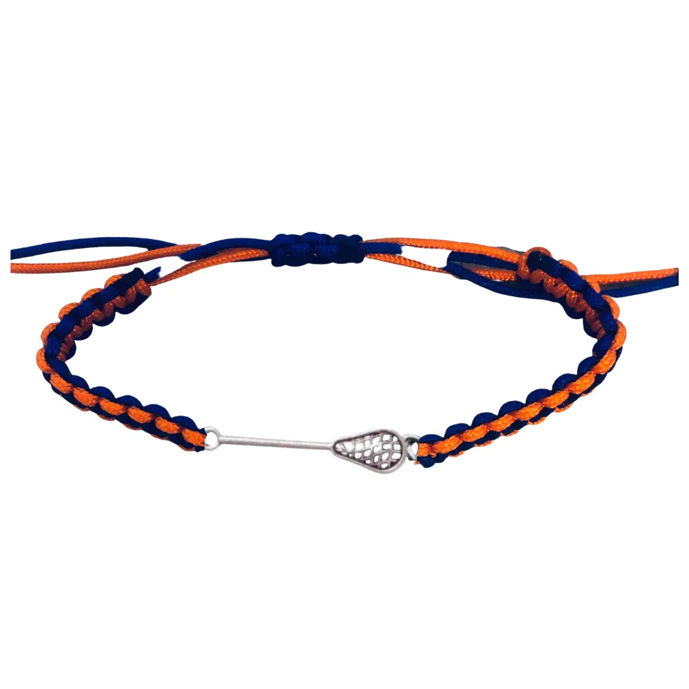 Lacrosse Multi Color Adjustable Rope Bracelet