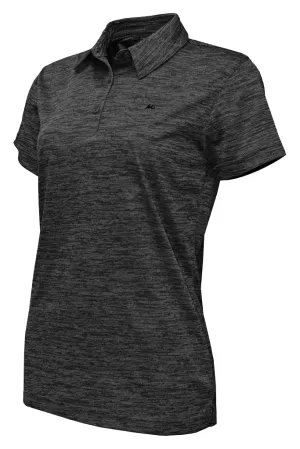 Ladies Heathered Performance Polo