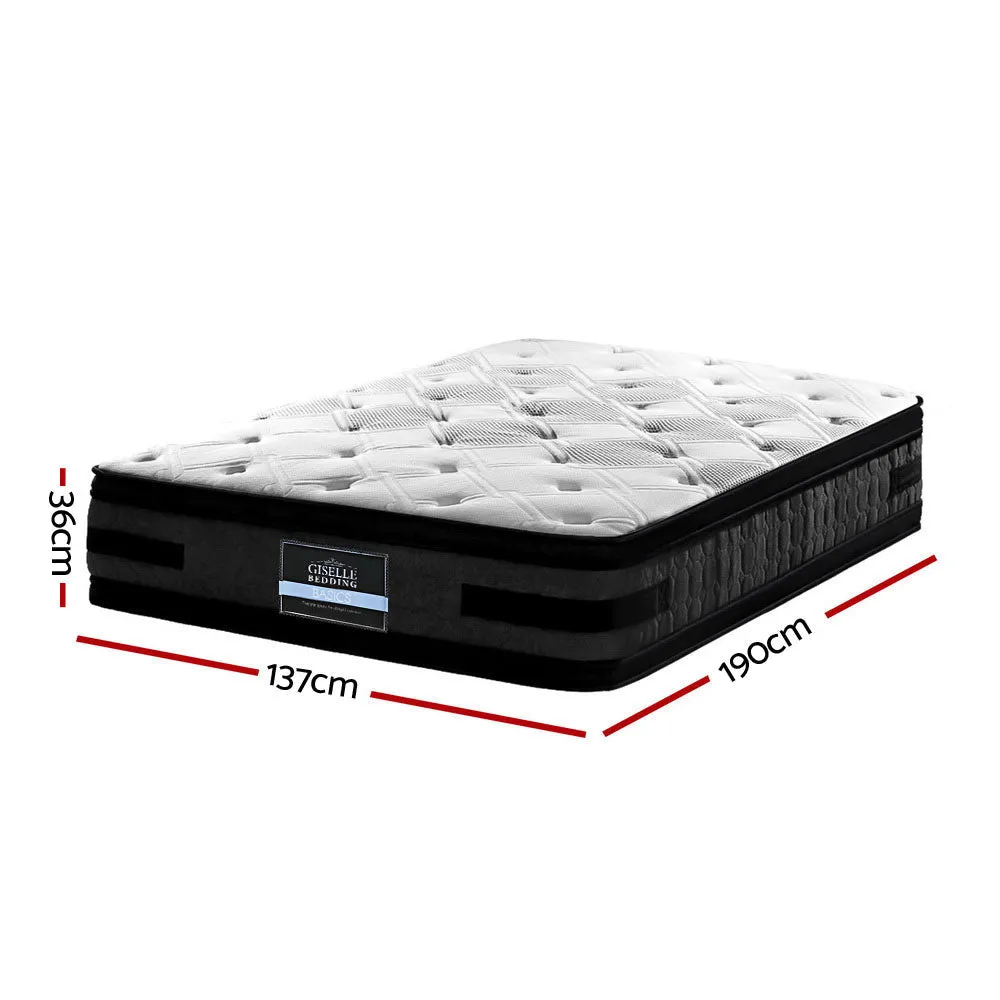 Luna Euro Top Cool Gel Pocket Spring Mattress 36cm Thick - Double