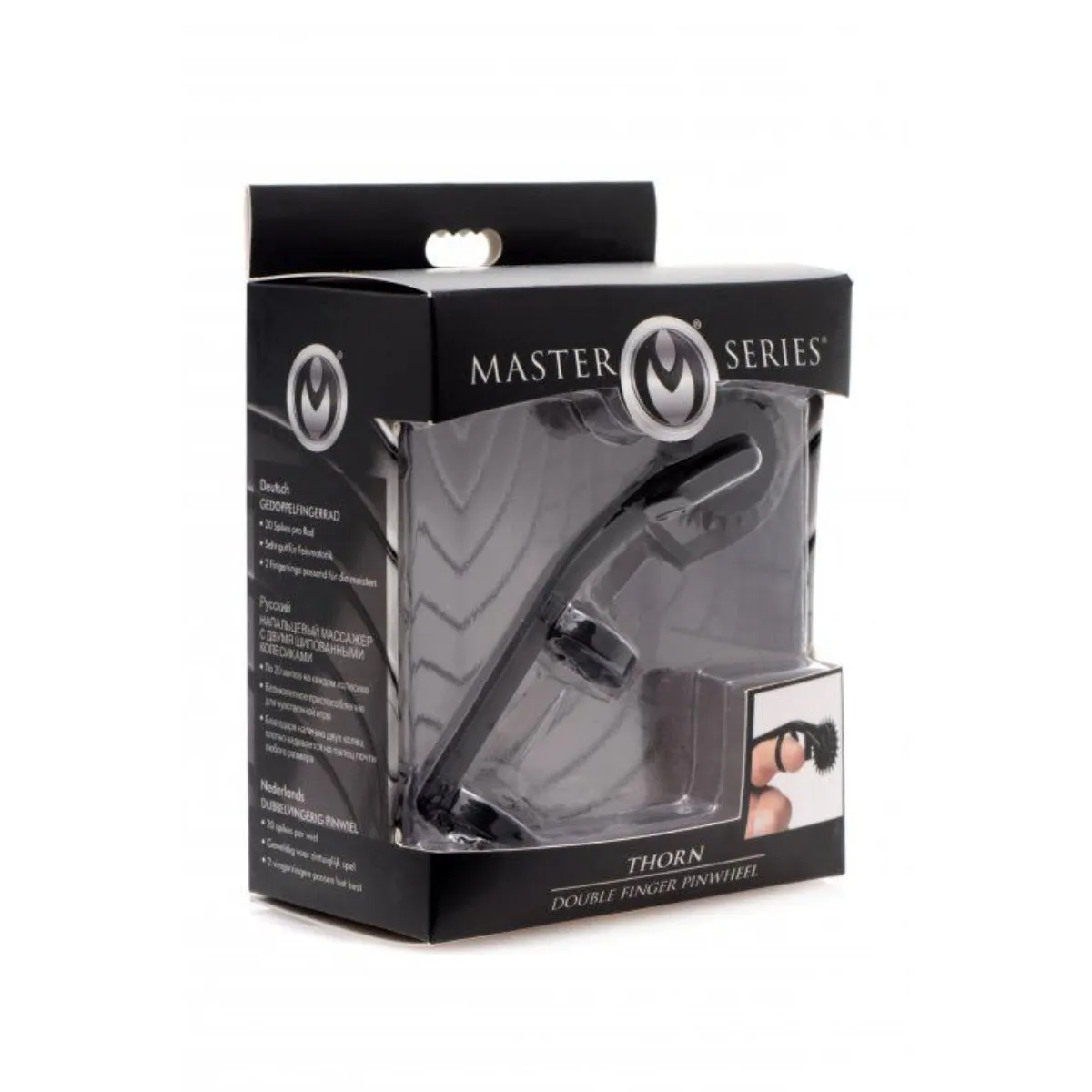 Master Series Thorn Double Finger Pinwheel Black