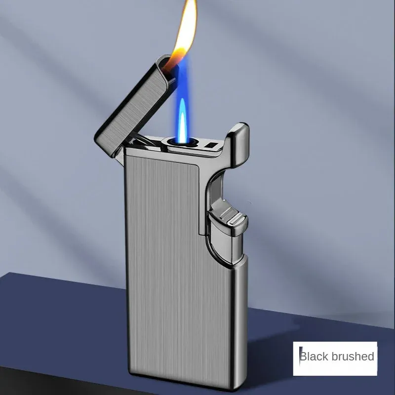 Metal Double Fire Jet Butane Lighter