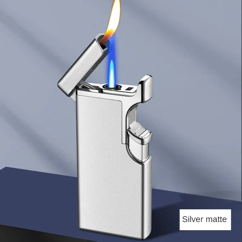 Metal Double Fire Jet Butane Lighter