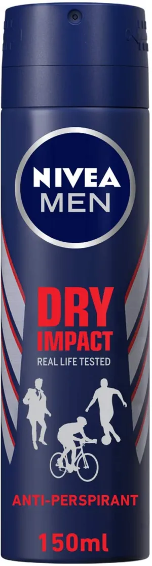 Nivea Men Dry Impact Antiperspirant for Men Spray