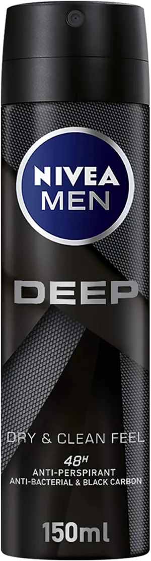 Nivea Spray Deep Black Male