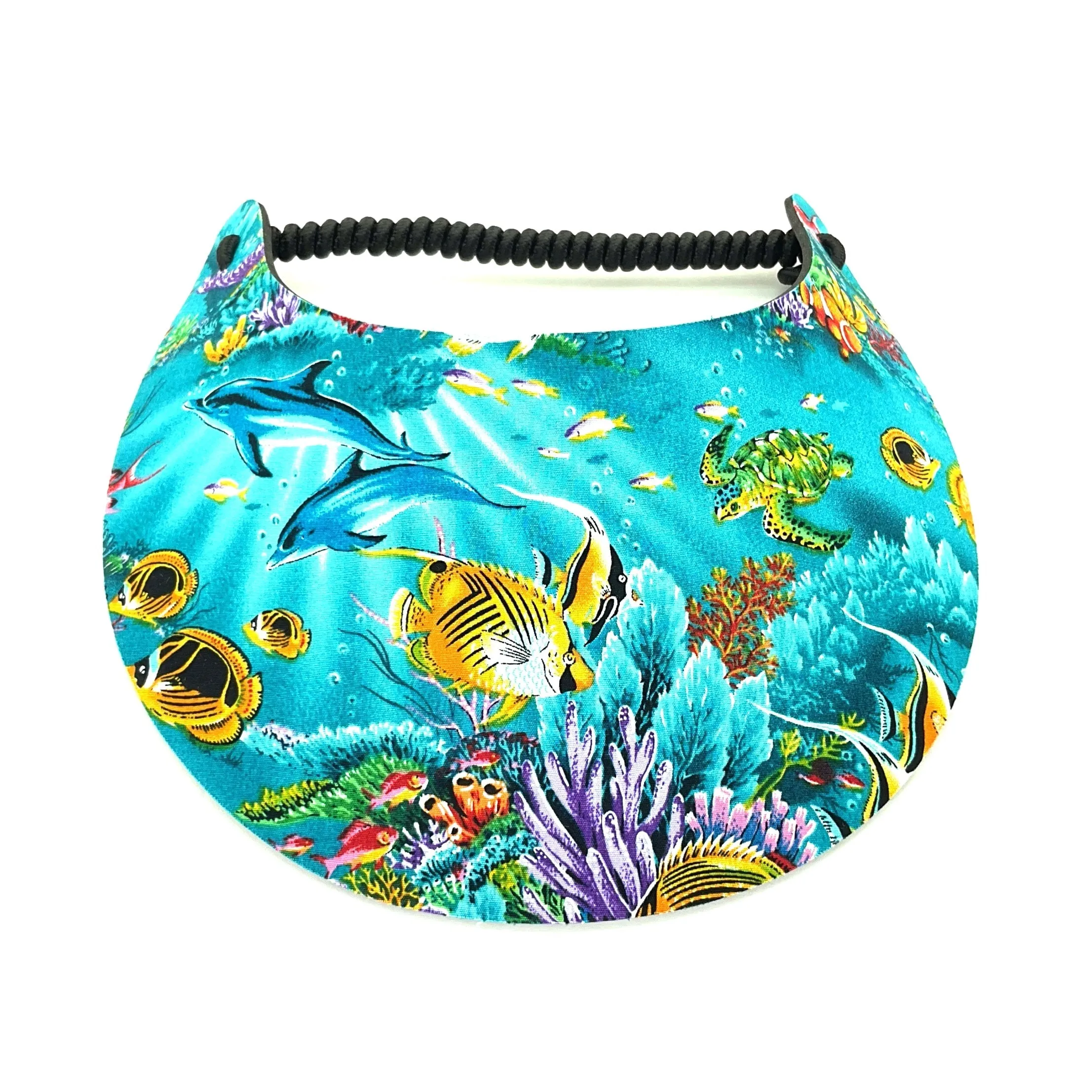 Ocean Life Patterns Foam Sun Visor