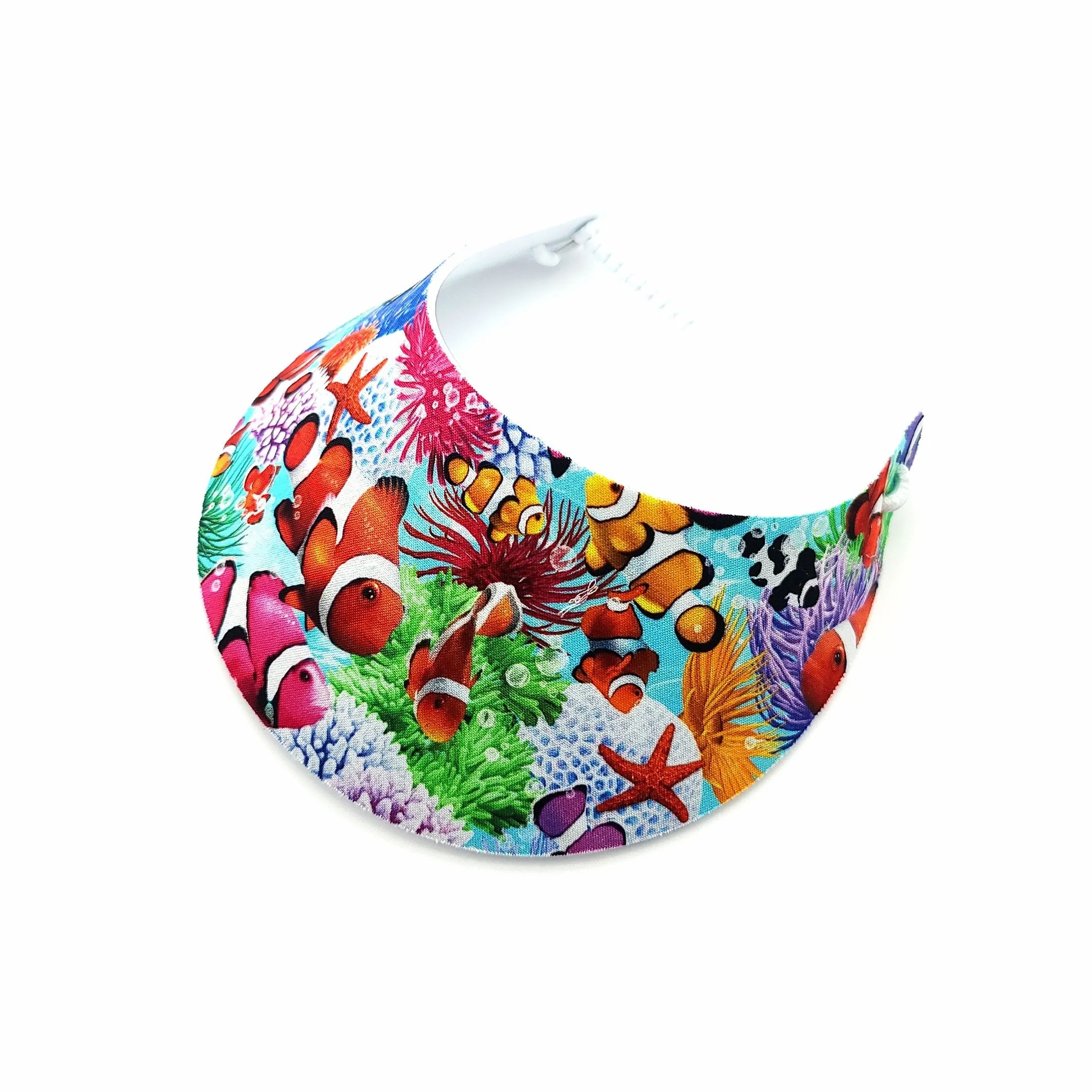 Ocean Life Patterns Foam Sun Visor