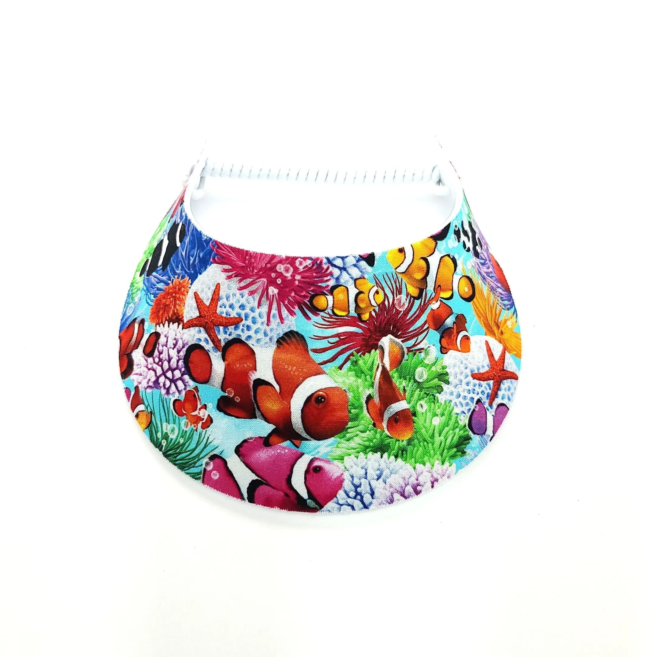 Ocean Life Patterns Foam Sun Visor