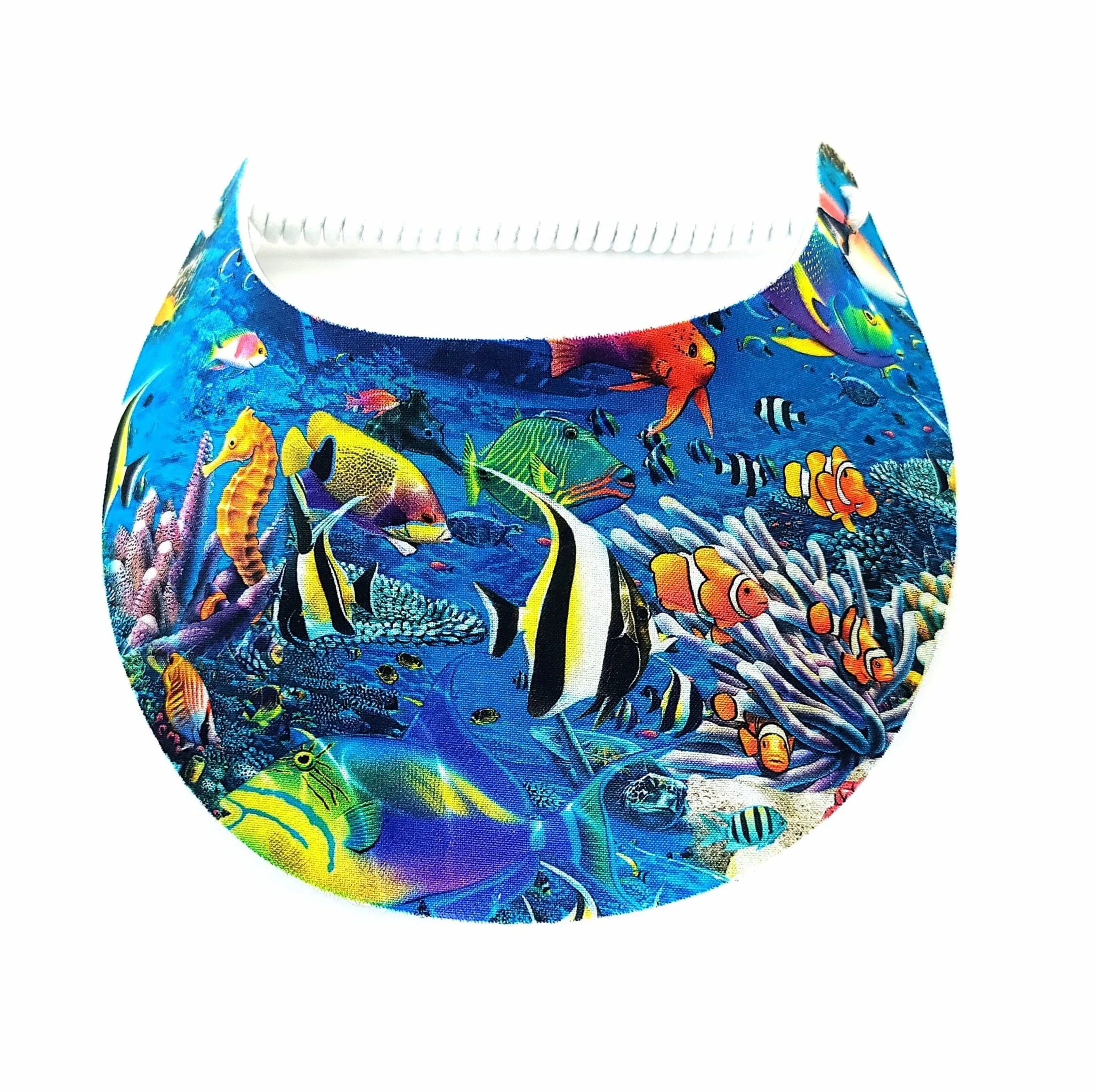 Ocean Life Patterns Foam Sun Visor