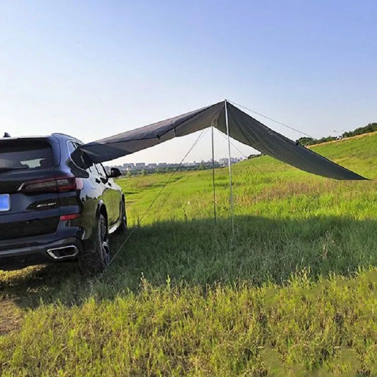 Outdoor Picnic Camping Tent On The Side Of The Car Rain-proof Canopy 300x150cm(Dark Gray)