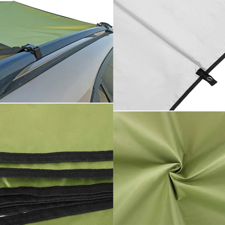 Outdoor Picnic Camping Tent On The Side Of The Car Rain-proof Sun Canopy 200x440cm(Green)