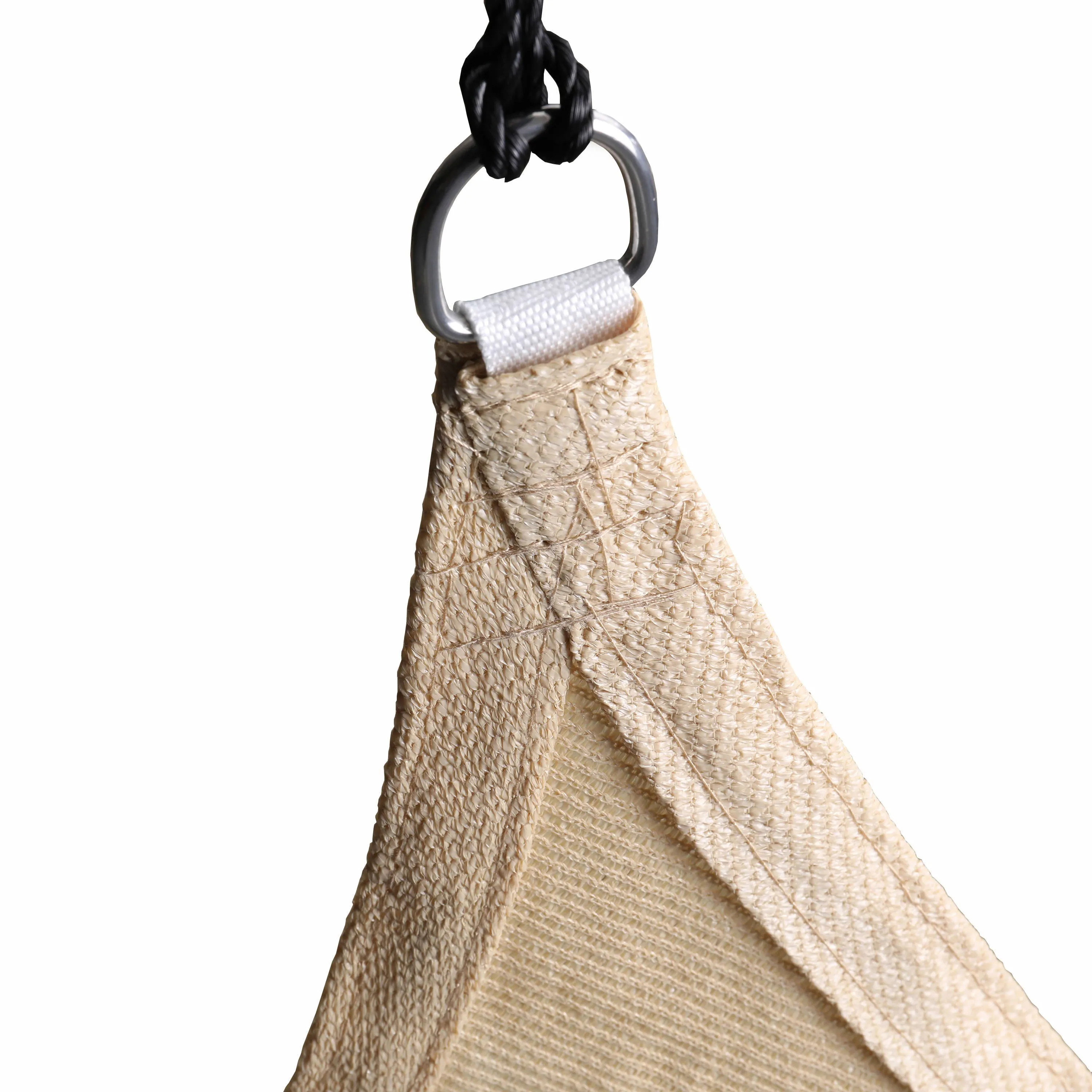 Palmetto Rectangle Sun Sail Shade Canopy with Included Nylon Attachment Ropes