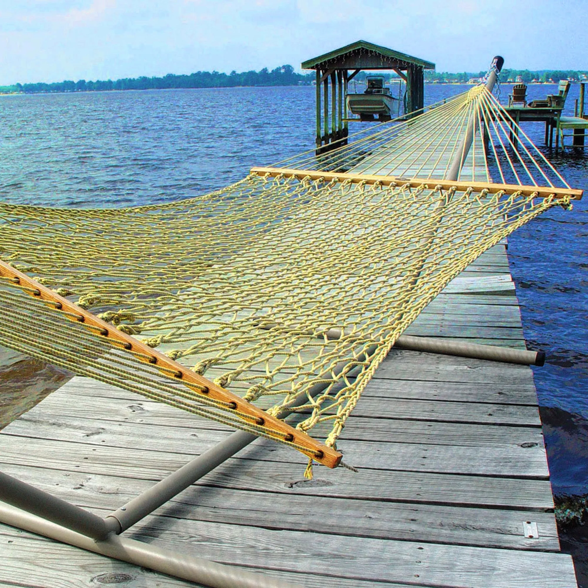 Pawley's Island Large Original DuraCord Rope Hammock/Tan #13DCTAN