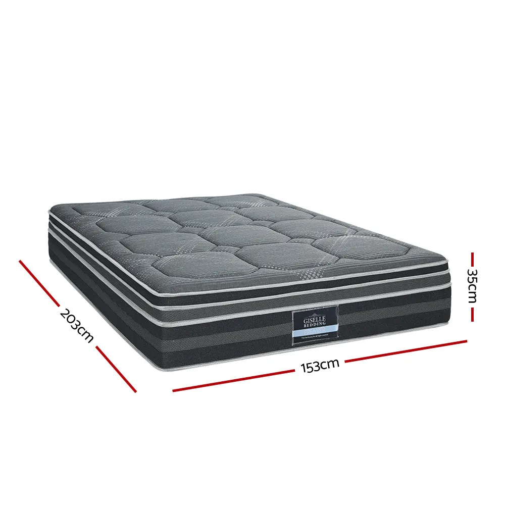 Platinum Series 7 Zone Dual Euro Top Mattress 35CM Thick - Queen