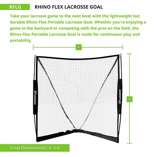 Rhino Flex Portable Lacrosse Goal