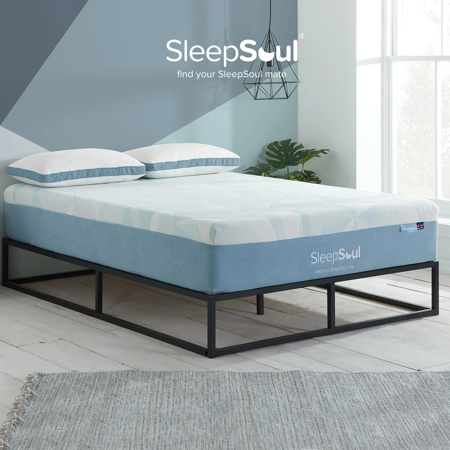 SleepSoul Enigma 800 3 zone Pocket Pocket Spring Mattress 150X200