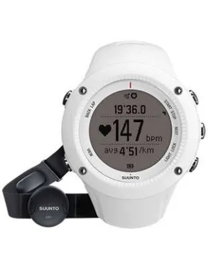 Suunto Ambit2 R  White Runners GPS Watch - Positive - Includes Heart Rate Belt