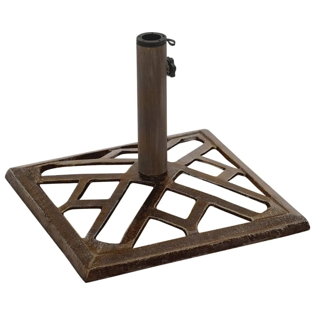 Umbrella Base Bronze 44x44x31 cm Cast Iron