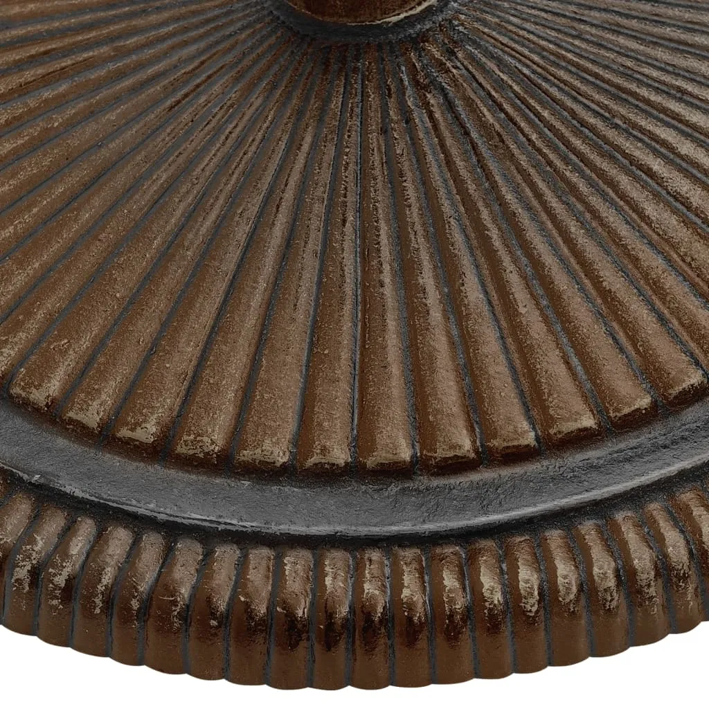 Umbrella Base Bronze 45x45x30 cm Cast Iron