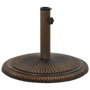 Umbrella Base Bronze 45x45x30 cm Cast Iron