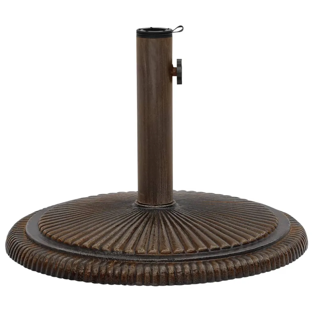 Umbrella Base Bronze 45x45x30 cm Cast Iron