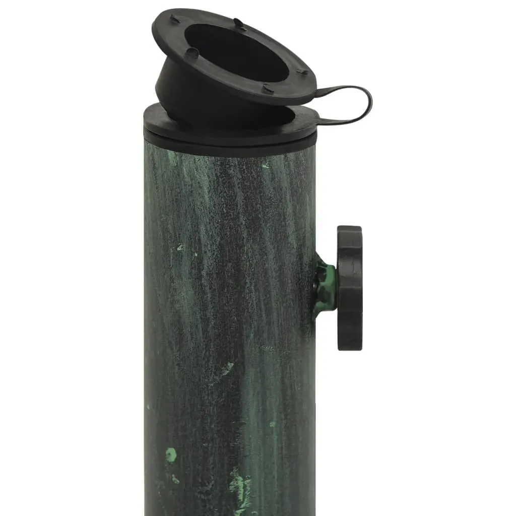 Umbrella Base Green 44x44x31 cm Cast Iron