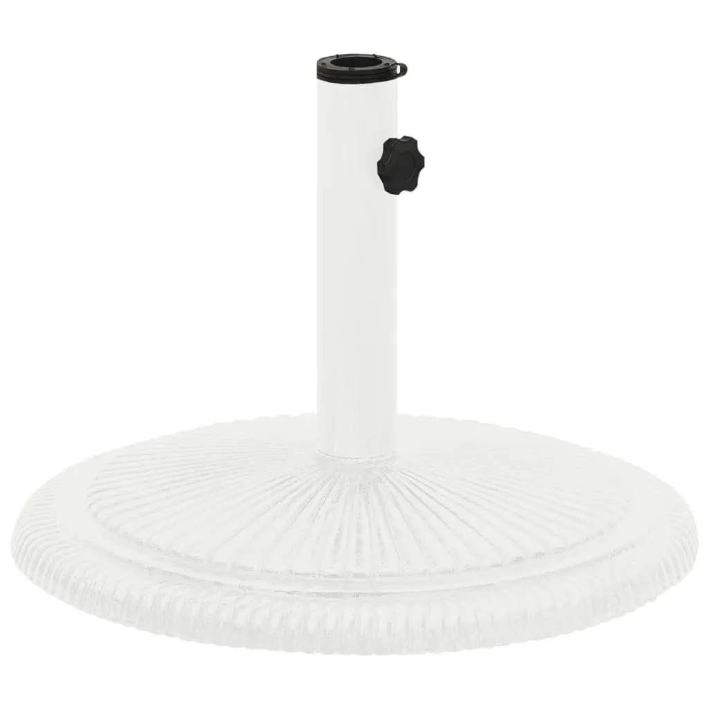 Umbrella Base White 45x45x30 cm Cast Iron