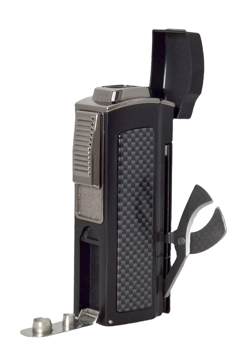 Visol Maui Quad Flame Table Lighter - Black