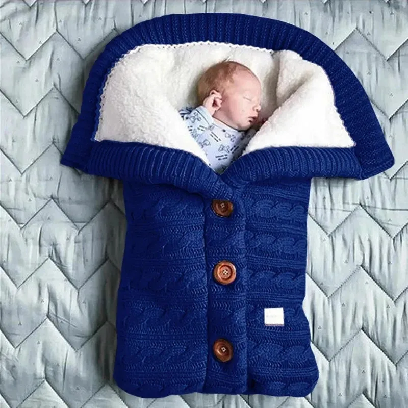 Warm Button Open Baby Sleeping Bag