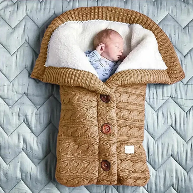 Warm Button Open Baby Sleeping Bag