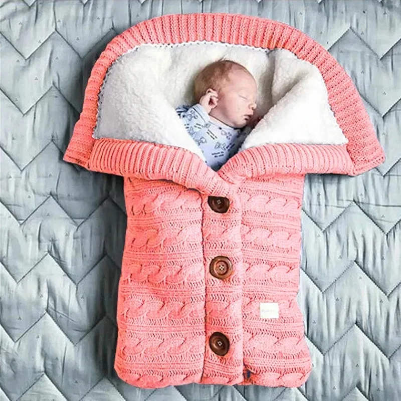 Warm Button Open Baby Sleeping Bag