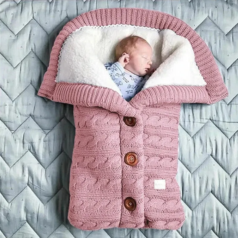 Warm Button Open Baby Sleeping Bag