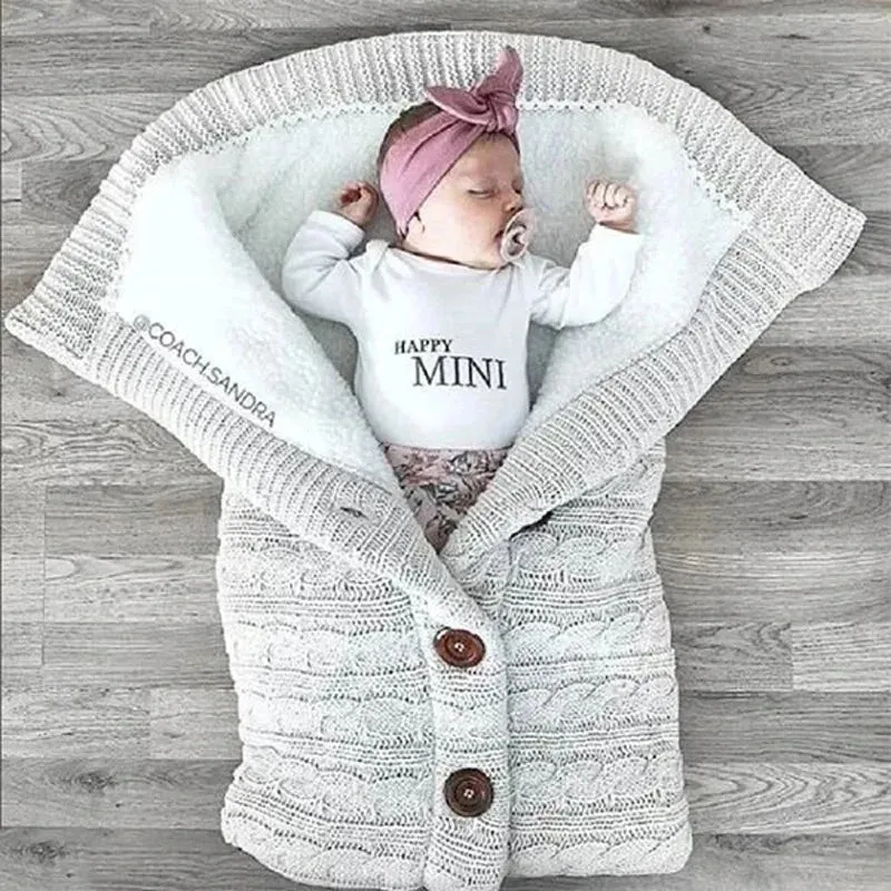 Warm Button Open Baby Sleeping Bag