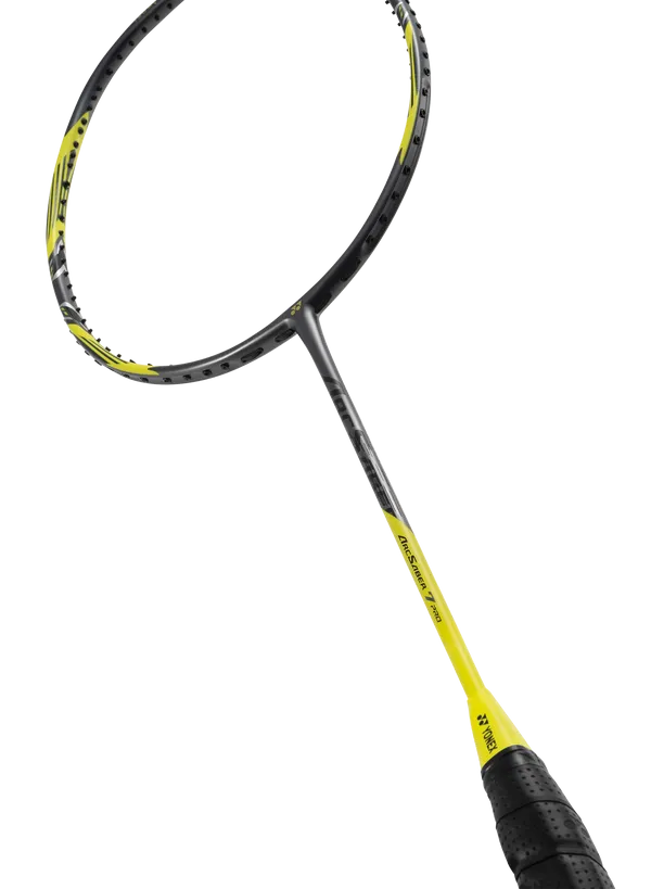 Yonex Arcsaber 7 Pro Badminton Racket (Grey/ Yellow)